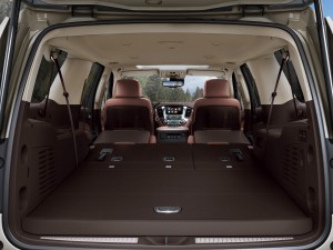 2015 Chevrolet Suburban Interior featuring Power Fold Flat Seats