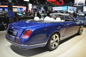 Bentley Grand Convertible, вид на заднюю диагональ