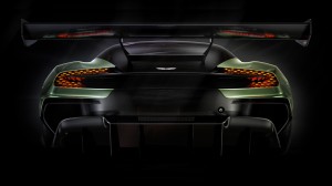 Aston Martin Vulcan 2015, вид сзади