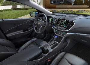 Chevrolet Volt 2015, передние сиденья