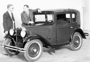 Граф Сахновский и American Austin Business Coupe, 1930 год
