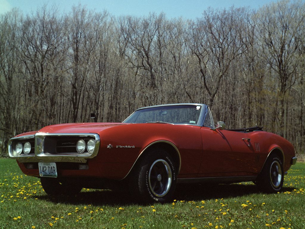 Кабриолет Pontiac Firebird 1967 года