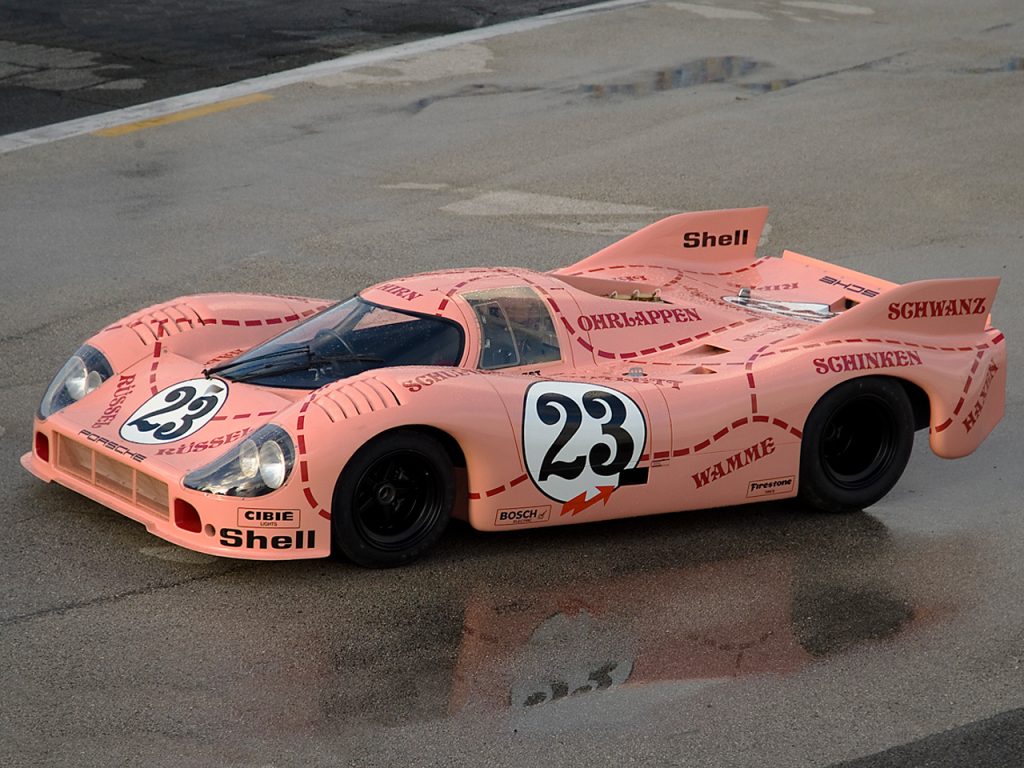 Розовый Porsche 917