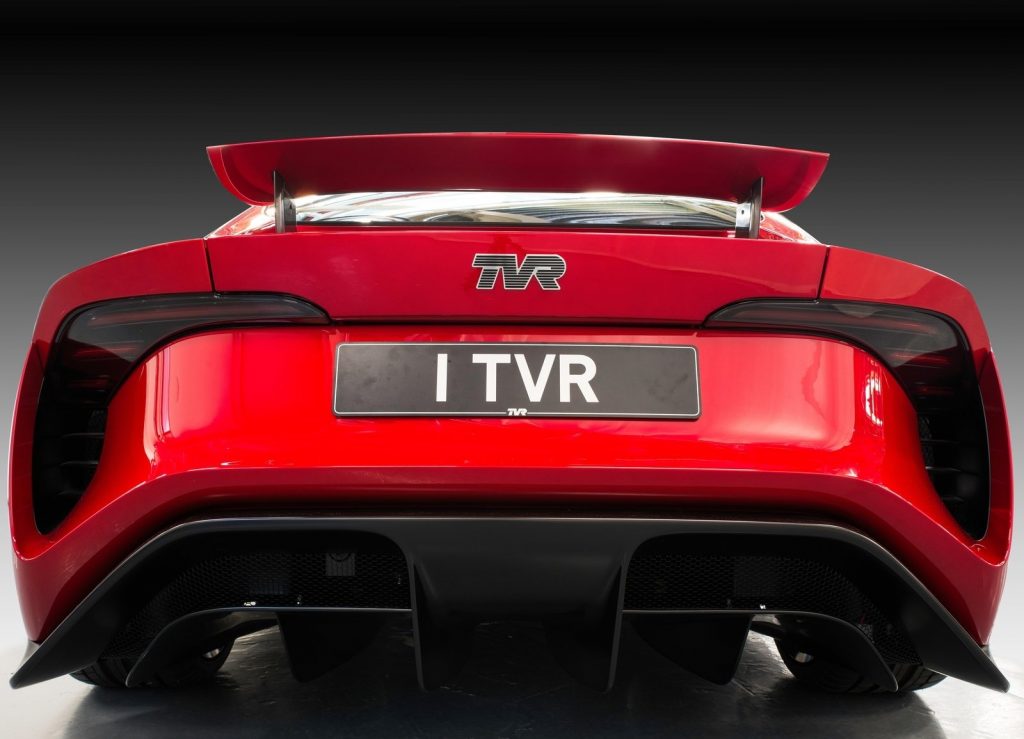 TVR Griffith, вид сзади