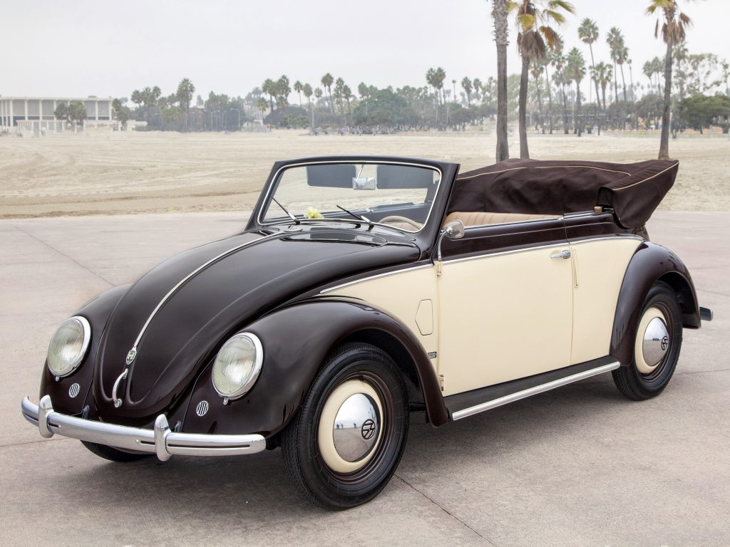 Кабриолет Volkswagen Beetle 1949 года