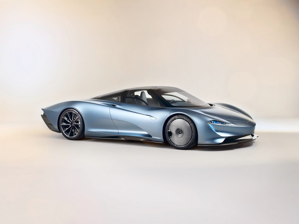 McLaren Speedtail 2019, вид сбоку
