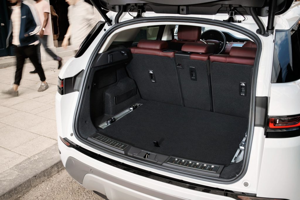 Range Rover Evoque 2019, багажник