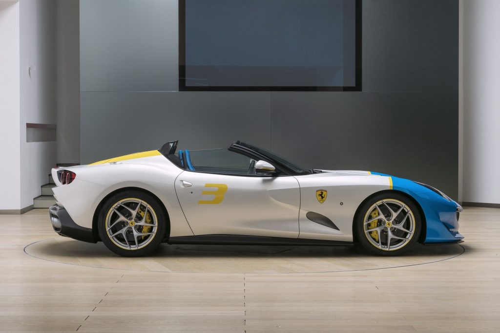 Ferrari SP3JC 2018, вид сбоку