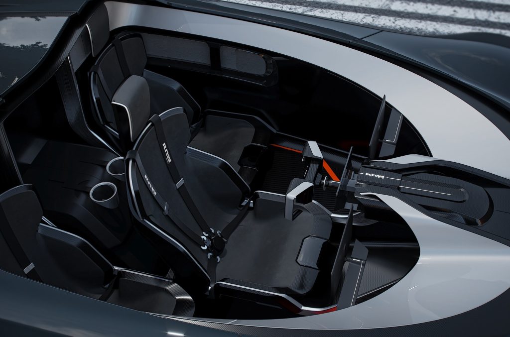 Koenigsegg RAW 2020, салон