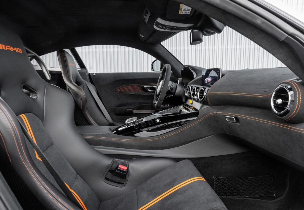 Новый Mercedes-AMG GT R Black Series, сиденья