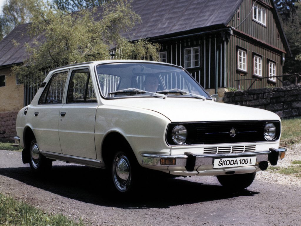 Skoda 105 1976 года