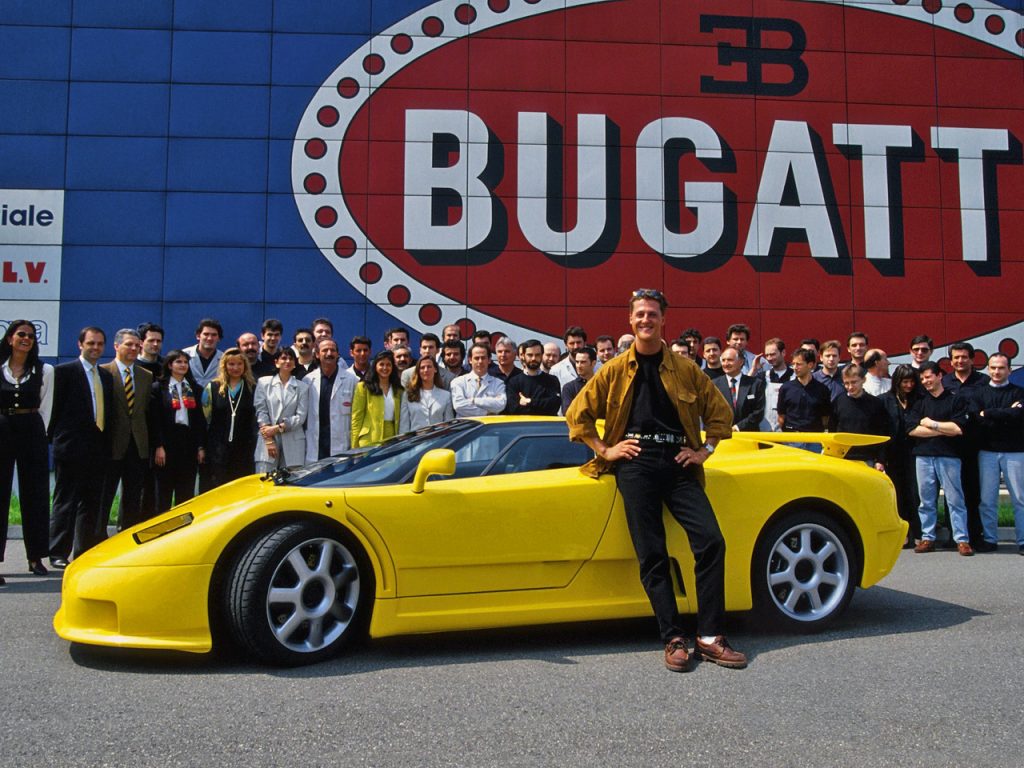 Один из Bugatti EB110 SS купил Михаэль Шумахер