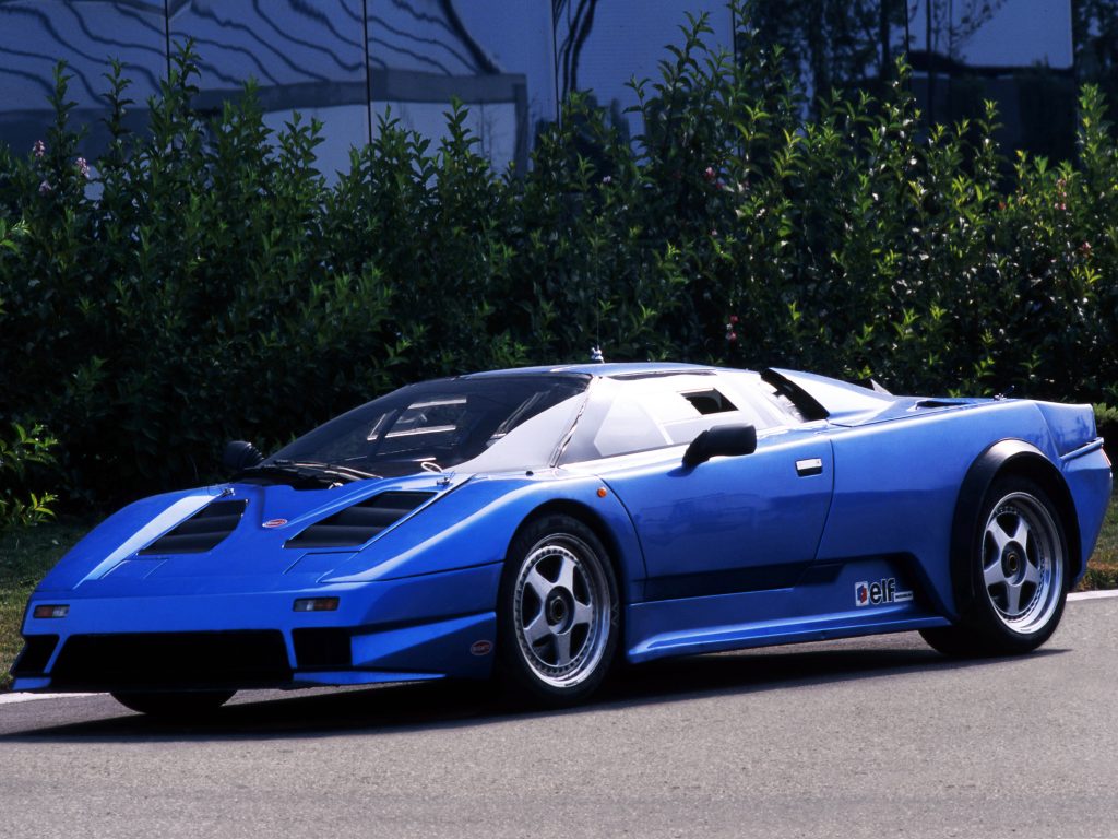 Прототип Bugatti EB110 авторства Марчелло Гандини