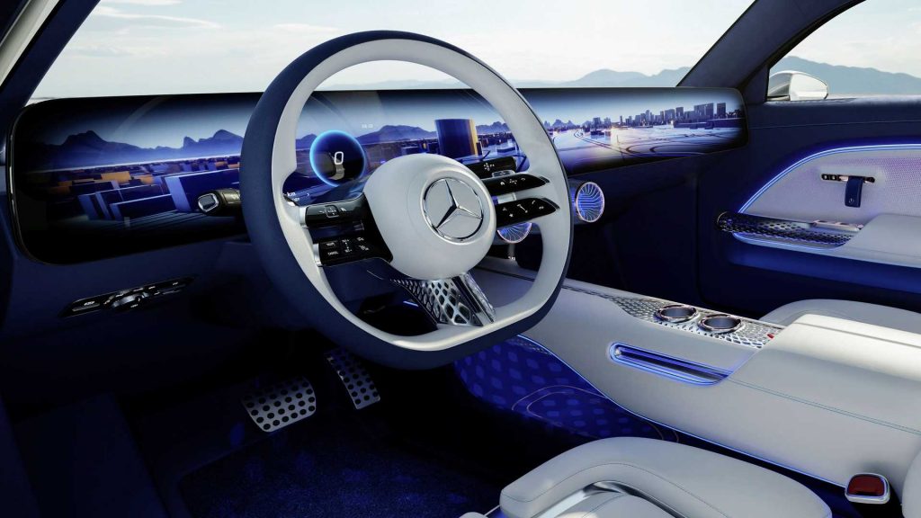 Салон Mercedes-Benz Vision EQXX